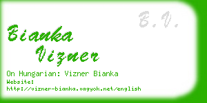 bianka vizner business card